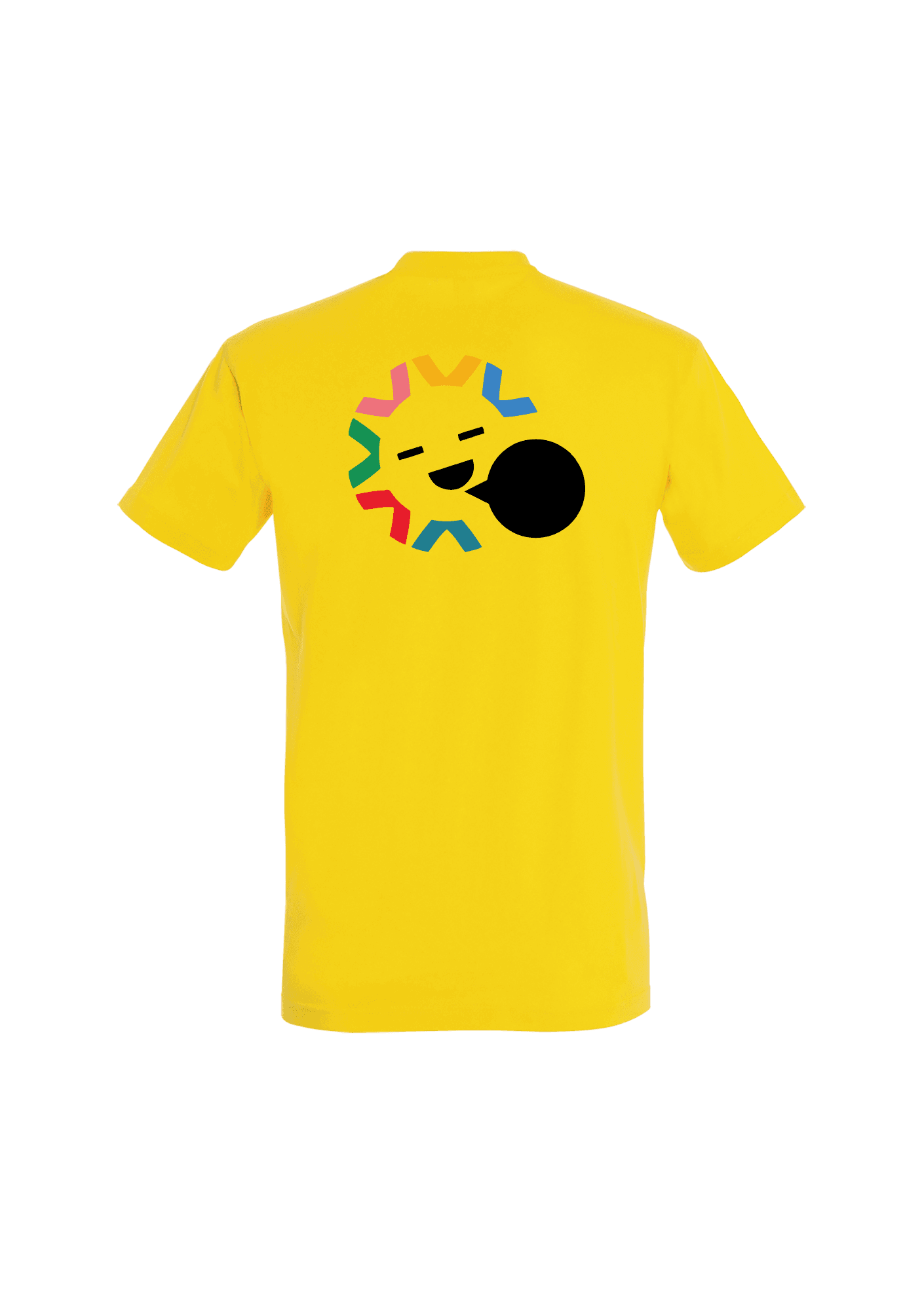 T-shirt Jaune Adulte "Langue Vivante" 023 ES13 - ES13023_-IMPERIALJAUNEDOS