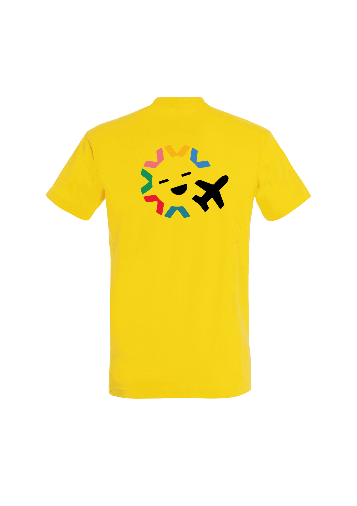 T-shirt Jaune Adulte "Voyages" 035 ES13 - ES13035_-IMPERIALJAUNEDOS