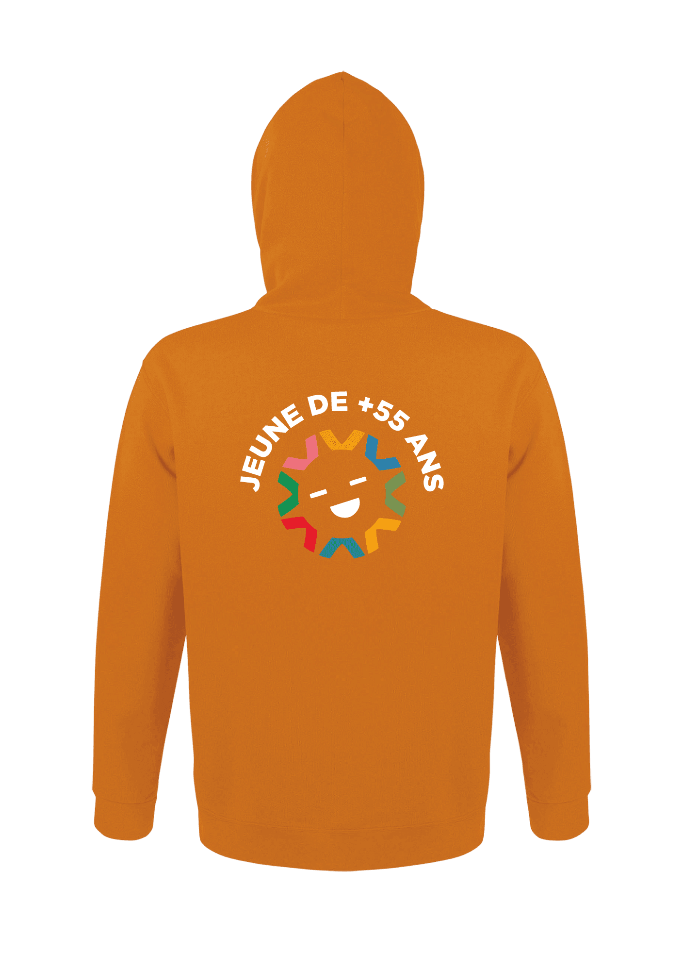 Sweat à capuche Orange Adulte "Activités" 052 ES13 - ES13052-SNAKEORANGEDOS