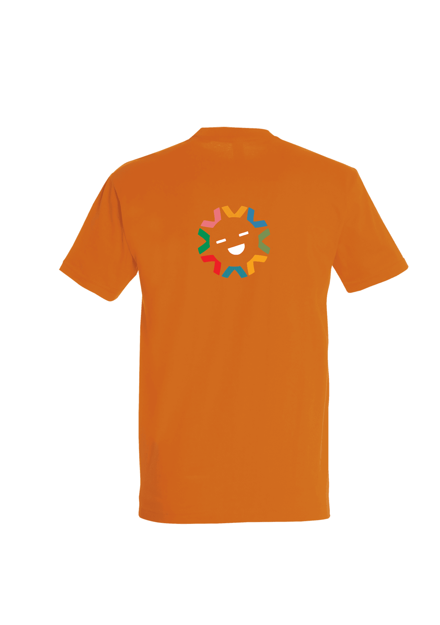 T-shirt Orange Adulte "Minimaliste" 071 ES13 - ES13071_-IMPERIALORANGEDOS